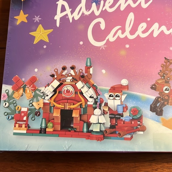 Advent Calendar 24 Days Christmas Countdown Building Blocks Holiday Gifts - Picture 2 of 5